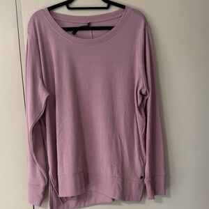 GAIAM Women's Dusty Pink Long Sleeve Sweatshirt